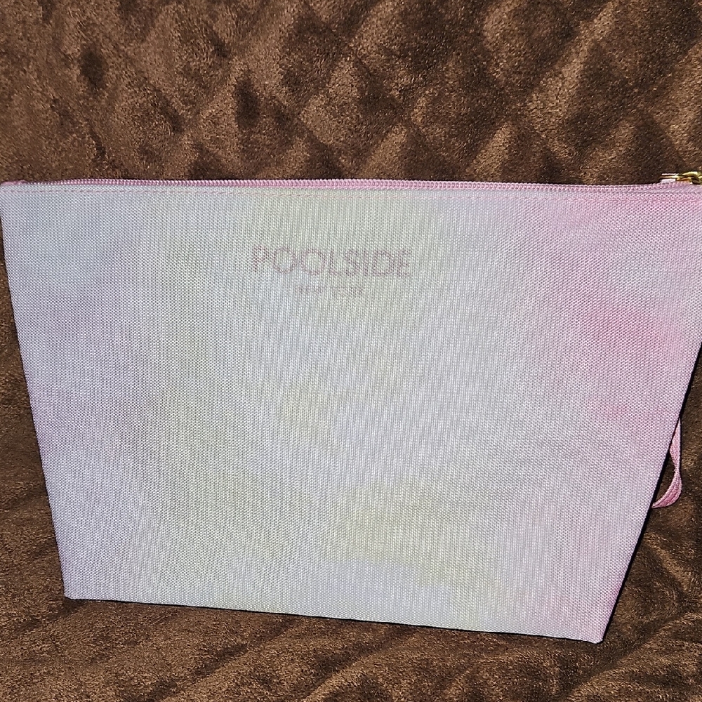 Poolside New York Mini Bag Pink and White Textured Ombre
